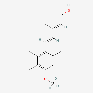 5-(4-Methoxy-d3-2,3,6-trimethylphenyl)-3-methyl-2,4-pentadien-1-ol