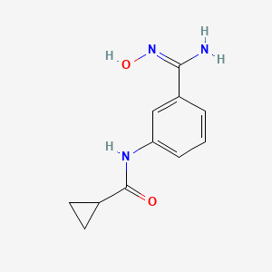 n-(3-[Amino(hydroxyimino)methyl]phenyl)cyclopropanecarboxamide