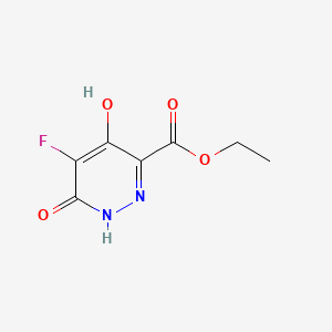 Ethyl 5-Fluoro-4,6-dihydroxypyridazine-3-carboxylate