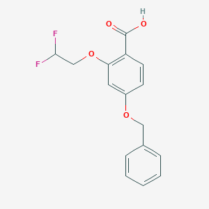 4-(Benzyloxy)-2-(2,2-difluoroethoxy)benzoic acid