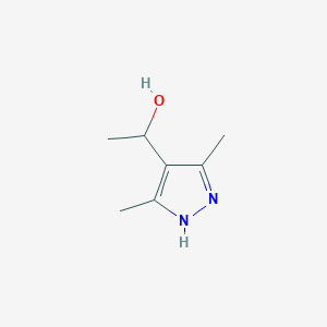 molecular formula C7H12N2O B1371338 1-(3,5-二甲基-1H-吡唑-4-基)乙醇 CAS No. 1093426-08-4