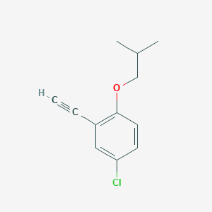 4-Chloro-2-ethynyl-1-isobutoxybenzene