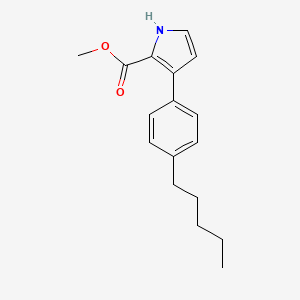 Methyl 3-(4-Pentylphenyl)-1H-pyrrole-2-carboxylate