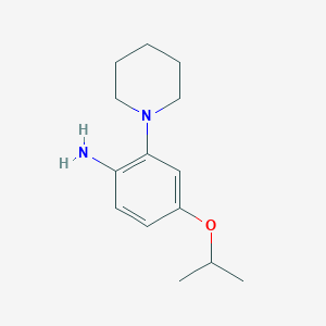 4-Isopropoxy-2-(piperidin-1-yl)aniline