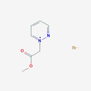 Pyridazinium, 1-(2-methoxy-2-oxoethyl)-, bromide