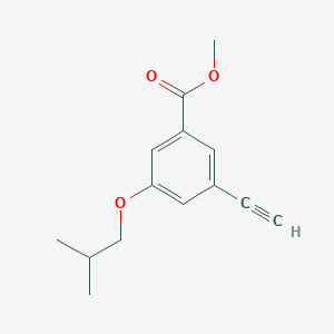 Methyl 3-ethynyl-5-isobutoxybenzoate