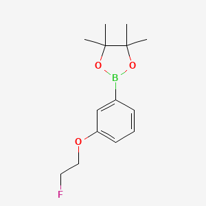 molecular formula C14H20BFO3 B13713504 3-(2-Fluoroethoxy)phenylboronic Acid Pinacol Ester 