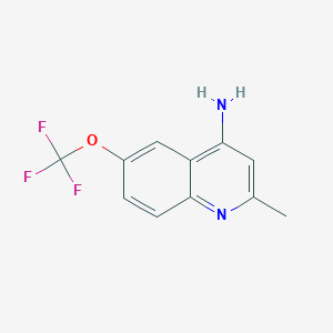 4-Amino-2-methyl-6-trifluoromethoxyquinoline