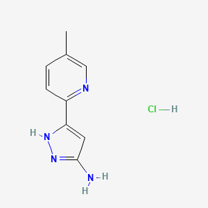 3-Amino-5-(5-methyl-2-pyridyl)pyrazole Hydrochloride