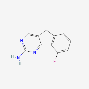 9-Fluoro-5H-indeno[1,2-d]pyrimidin-2-amine