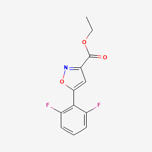 Ethyl 5-(2,6-Difluorophenyl)isoxazole-3-carboxylate