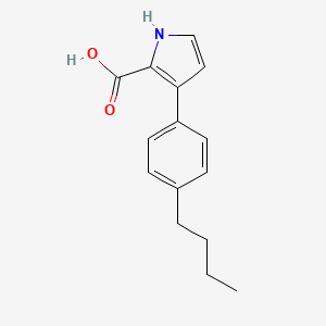 3-(4-Butylphenyl)-1H-pyrrole-2-carboxylic Acid