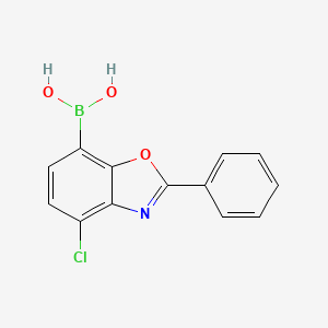 (4-Chloro-2-phenylbenzo[d]oxazol-7-yl)boronic Acid