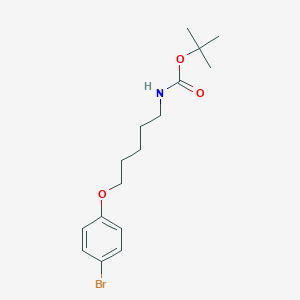 molecular formula C16H24BrNO3 B13713728 tert-Butyl (5-(4-bromophenoxy)pentyl)carbamate 