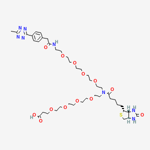 N-(Methyltetrazine-PEG4)-N-Biotin-PEG4-acid