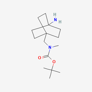 tert-Butyl ((4-aminobicyclo[2.2.2]octan-1-yl)methyl)(methyl)carbamate