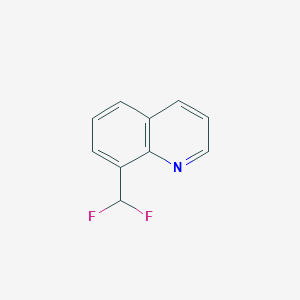 molecular formula C10H7F2N B13713807 8-(Difluoromethyl)quinoline 