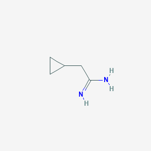 molecular formula C5H10N2 B1371385 2-环丙基乙酰胺 CAS No. 779261-94-8