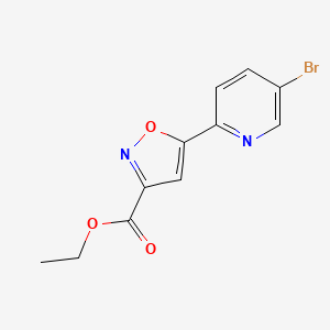 Ethyl 5-(5-Bromo-2-pyridyl)isoxazole-3-carboxylate