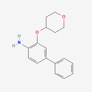 3-((Tetrahydro-2H-pyran-4-yl)oxy)-[1,1'-biphenyl]-4-amine