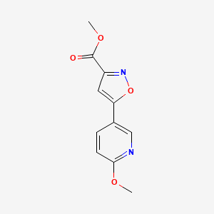 Methyl 5-(6-Methoxy-3-pyridyl)isoxazole-3-carboxylate