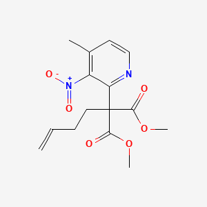 Dimethyl 2-(3-Buten-1-yl)-2-(4-methyl-3-nitro-2-pyridyl)malonate