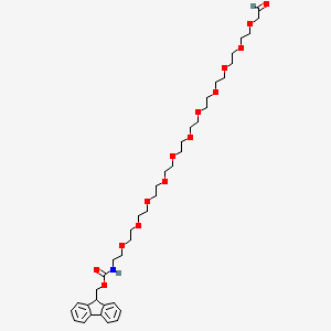 molecular formula C39H59NO14 B13713908 Fmoc-N-amido-PEG11-CH2-aldehyde 
