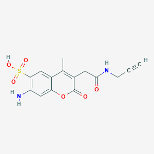 molecular formula C15H14N2O6S B13713929 APDye 350 Alkyne 