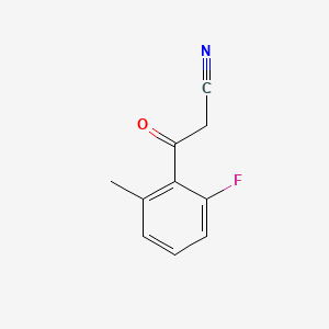 3-(2-Fluoro-6-methylphenyl)-3-oxopropanenitrile