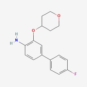 4'-Fluoro-3-((tetrahydro-2H-pyran-4-yl)oxy)-[1,1'-biphenyl]-4-amine