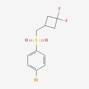 1-Bromo-4-(((3,3-difluorocyclobutyl)methyl)sulfonyl)benzene