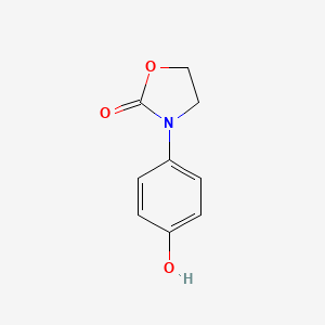 B1371404 3-(4-Hydroxyphenyl)-1,3-oxazolidin-2-one CAS No. 97389-25-8