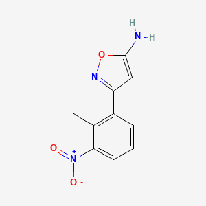 3-(2-Methyl-3-nitrophenyl)isoxazol-5-amine