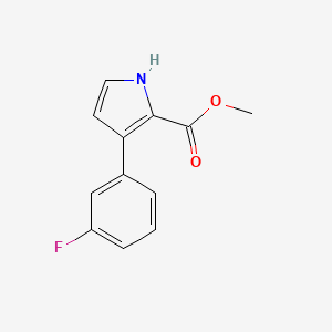 Methyl 3-(3-Fluorophenyl)-1H-pyrrole-2-carboxylate