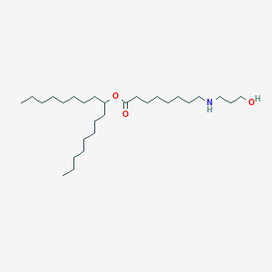 molecular formula C28H57NO3 B13714082 Heptadecan-9-yl 8-(3-hydroxypropylamino)octanoate 