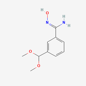 3-(Dimethoxymethyl)-N'-hydroxybenzenecarboximidamide