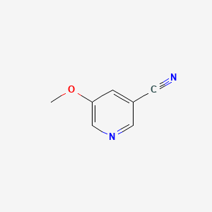 molecular formula C7H6N2O B1371411 5-甲氧基烟酰腈 CAS No. 298204-74-7