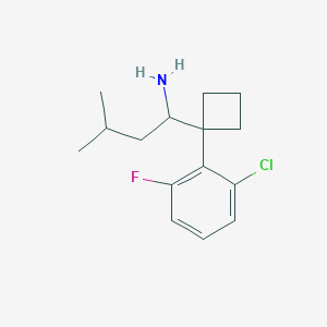 1-[1-(2-Chloro-6-fluorophenyl)cyclobutyl]-3-methyl-1-butylamine