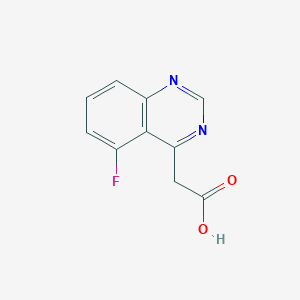 molecular formula C10H7FN2O2 B13714142 5-Fluoroquinazoline-4-acetic Acid 