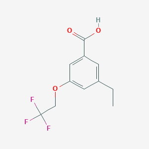 3-Ethyl-5-(2,2,2-trifluoroethoxy)benzoic acid