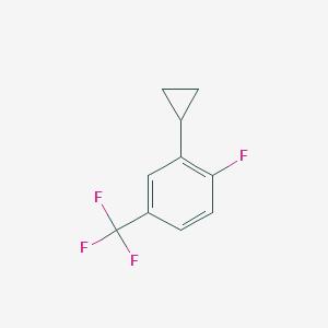 2-Cyclopropyl-1-fluoro-4-(trifluoromethyl)benzene