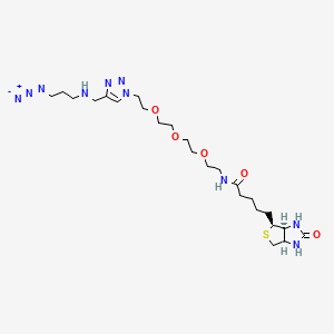 molecular formula C24H42N10O5S B13714190 Biotin Azide Plus 