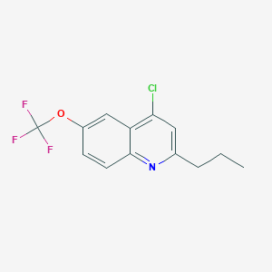 4-Chloro-2-propyl-6-trifluoromethoxyquinoline