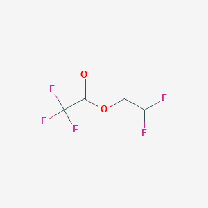 molecular formula C4H3F5O2 B1371424 2,2-二氟乙基三氟乙酸酯 CAS No. 7556-84-5