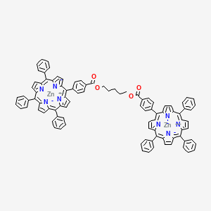 Pentamethylene Bis[4-(10,15,20-triphenylporphyrin-5-yl)benzoate]dizinc(II)