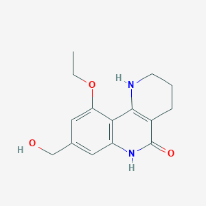 10-Ethoxy-8-(hydroxymethyl)-1,2,3,4-tetrahydrobenzo[h][1,6]naphthyridin-5(6H)-one