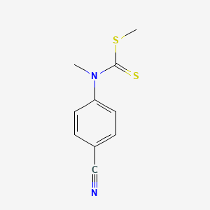 Methyl (4-cyanophenyl)methylcarbamodithioate