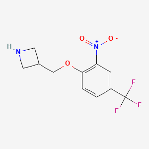 3-((2-Nitro-4-(trifluoromethyl)phenoxy)methyl)azetidine