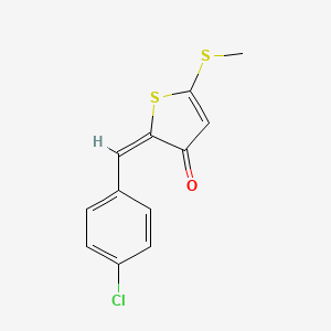 2-(4-Chlorobenzylidene)-5-(methylthio)thiophen-3(2H)-one