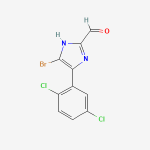 5-Bromo-4-(2,5-dichlorophenyl)imidazole-2-carbaldehyde